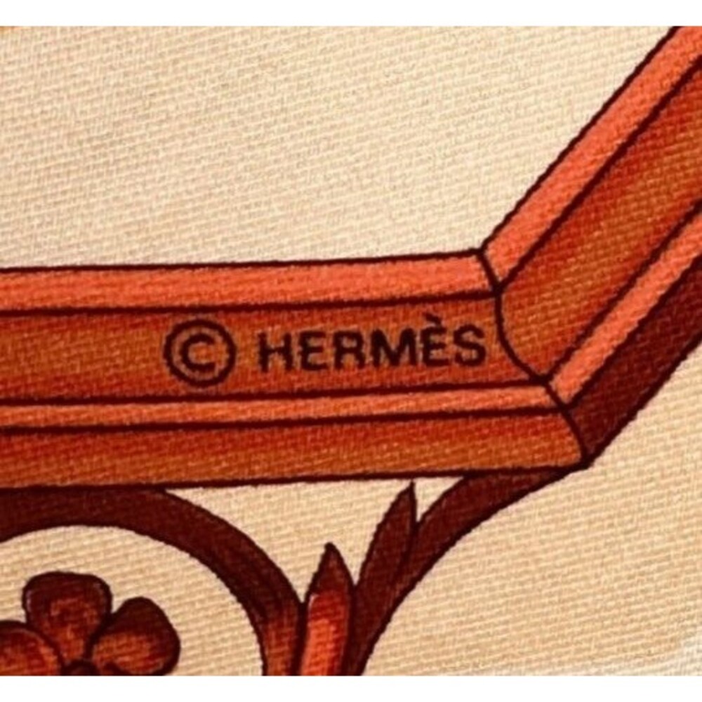 RARE VINTAGE HERMES Silk Scarf "Dies et Hore" Astrologie Classic Care' 90 Mint - Picture 8 of 16